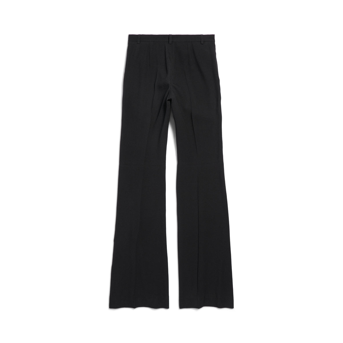 Balenciaga Women's Spring Summer Black Flared Trousers Fashion High Street Trend Casual Suit Pants Ngvp #1937