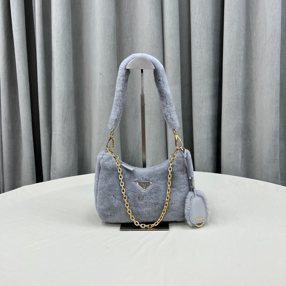 Prada Wool Maomao Single Shoulder Handheld Bags Bag #56192