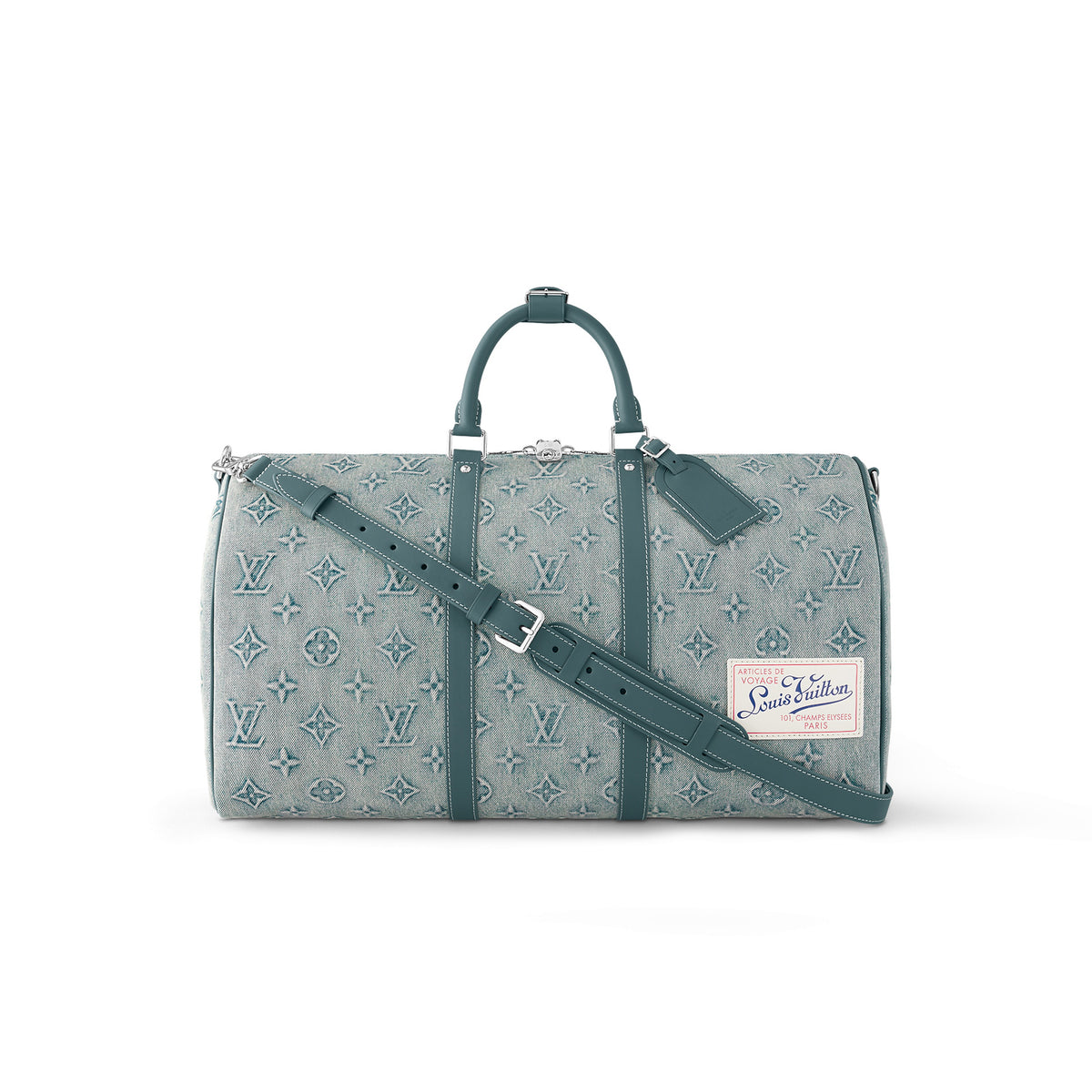 Louis Vuitton  Denim Handbag Travel Bag Bags #94762