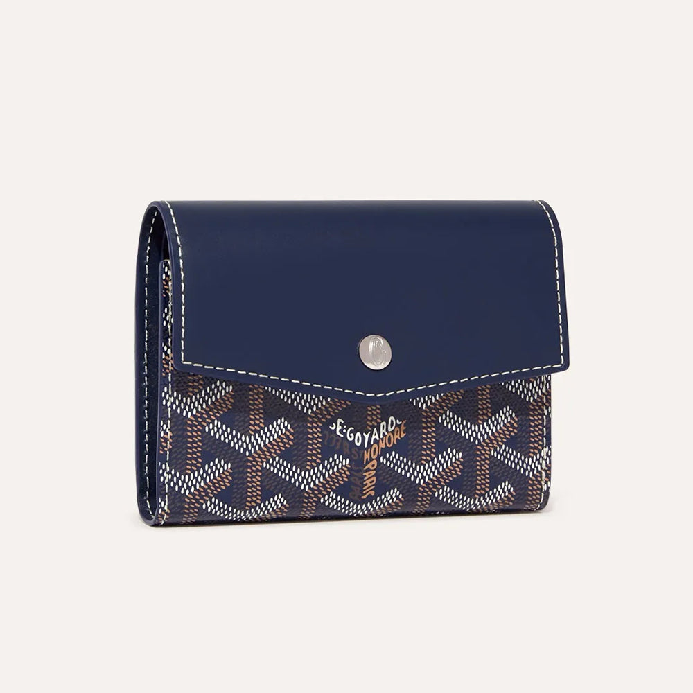 GOYARD Saint-Gabriel Men's And Women's Tri fold Wallet With Snap Closure In Canvas And Calf Leather Bag Bags #72472