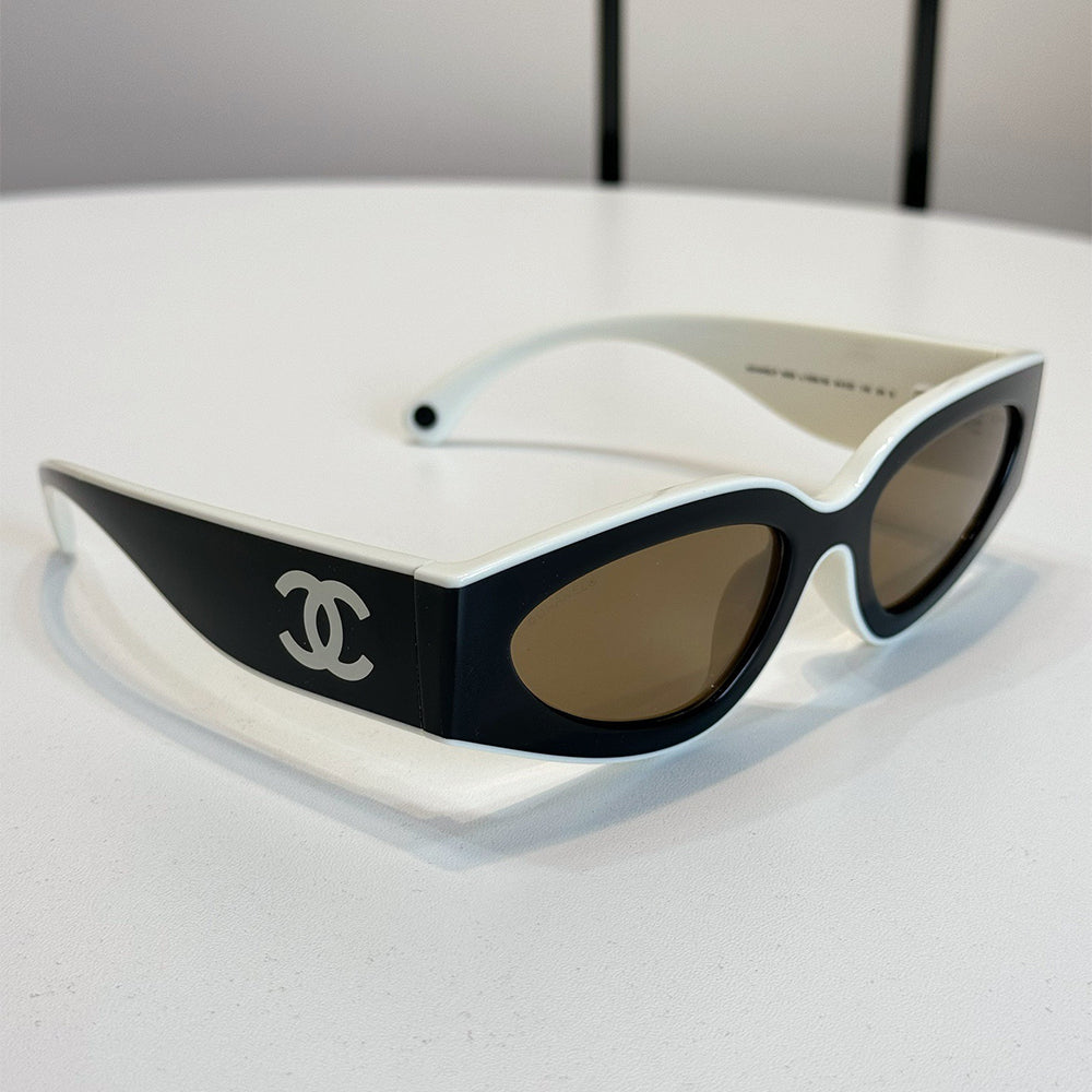 Chanel Sunglasses Cat Eye Sunglasses Nylon Fibre #335389