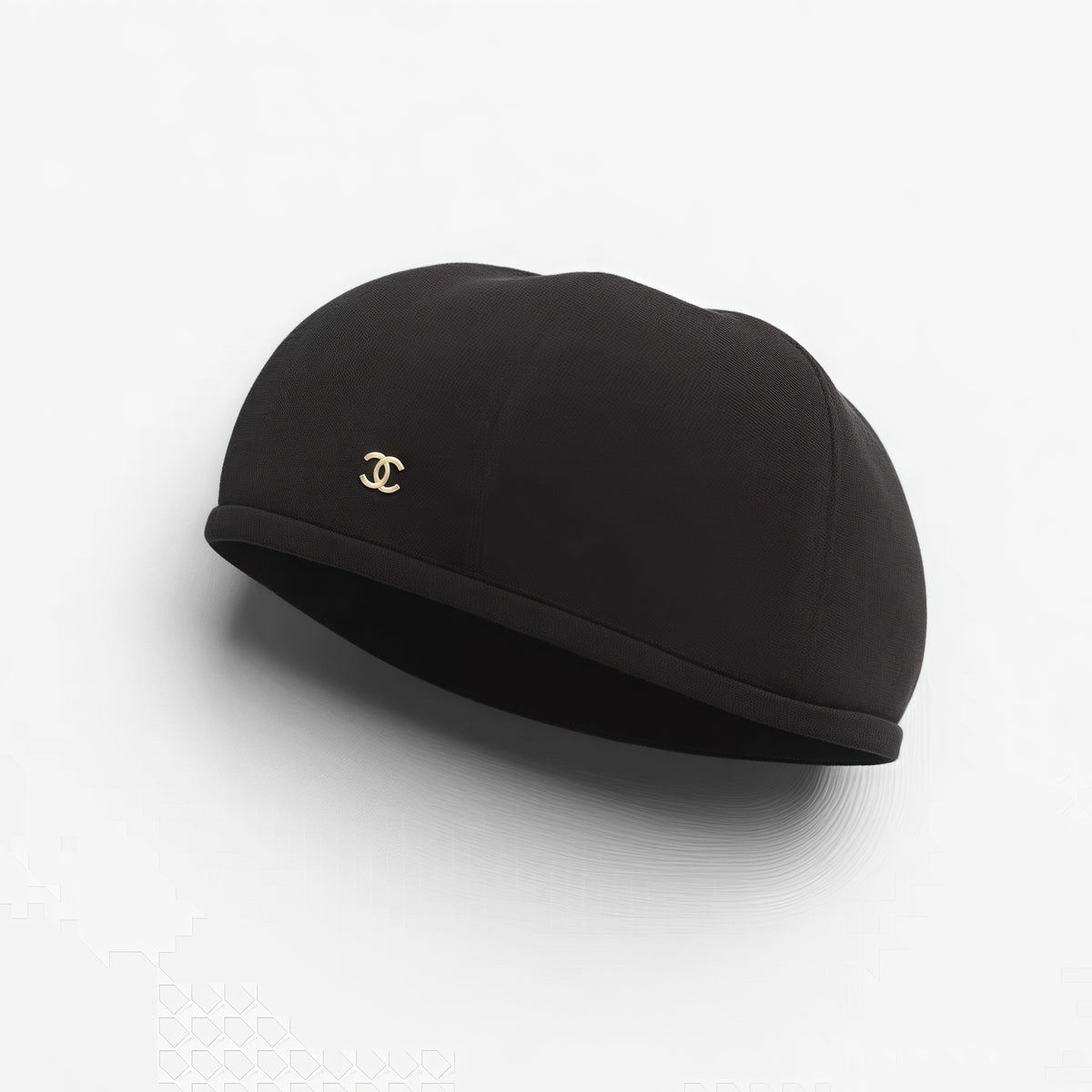 Chanel Women's Fall/Winter Fashion Classic Solid Color Metal Logo Beret Hat  Accessories #78924