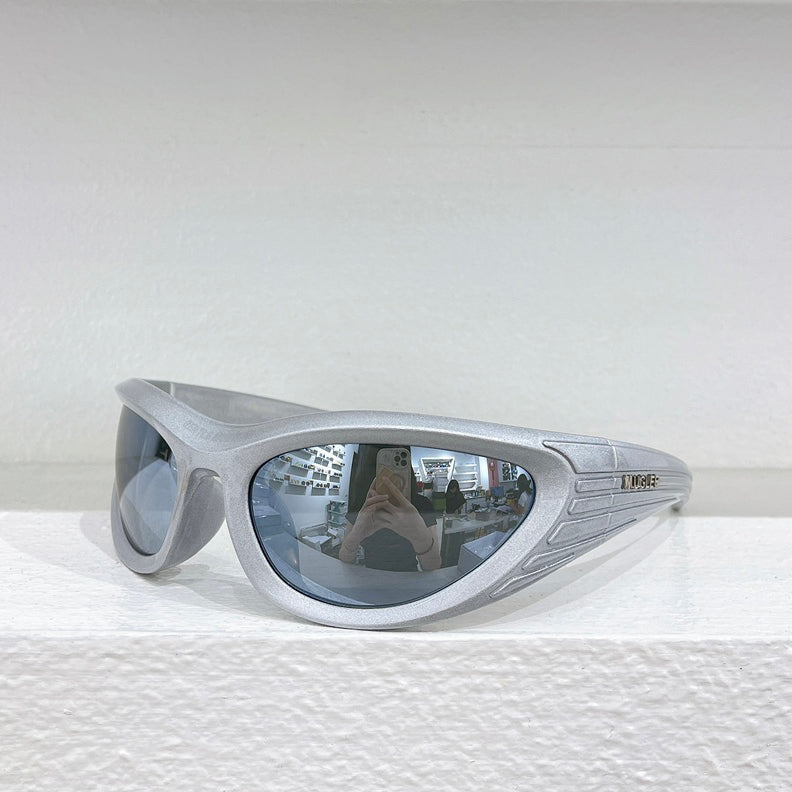 GENTLE MONSTER Men Women Black Sunglasses Fashion Irregular Sunglasses #75787