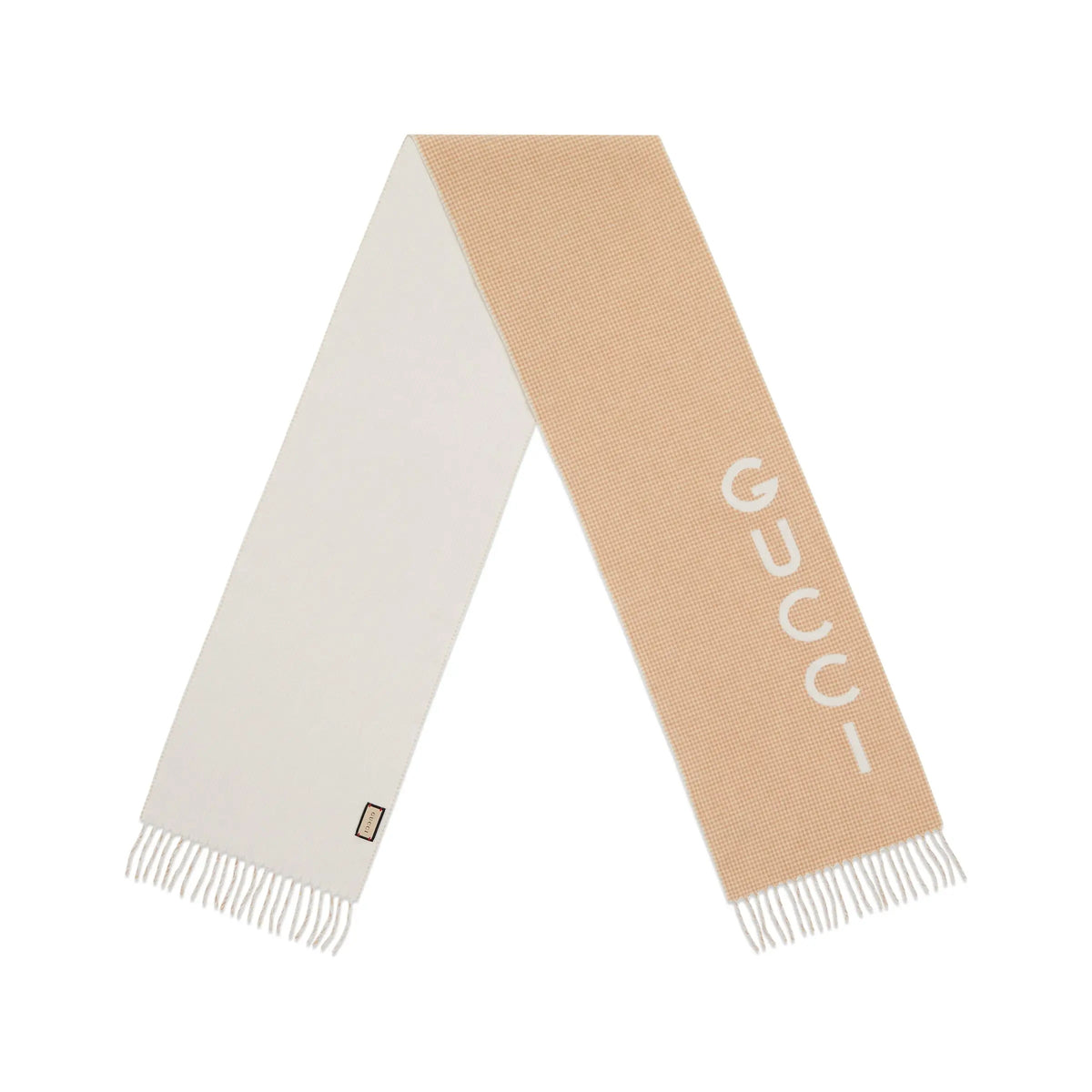 Gucci Women's Autumn and Winter Monogrammed Double Sided Cashmere Scarf #74184