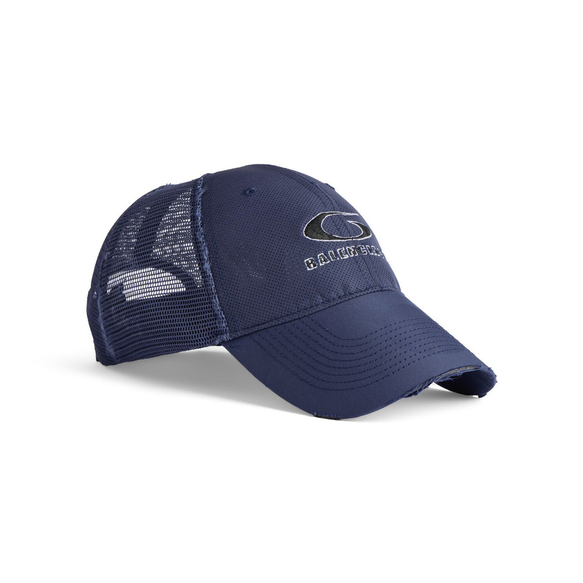 Balenciaga TRUCKER Men's And Women's Spring/Fall Fashion Casual Solid Color Nylon Technical Mesh Breathable Openwork Baseball Cap Hats Accessories #78892