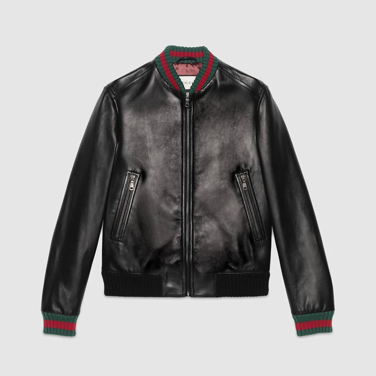 Gucci Men's And Women's Spring/autumn Fashion Casual Solid Color Zipper Cuff Elastic Long Sleeve Jacket #532