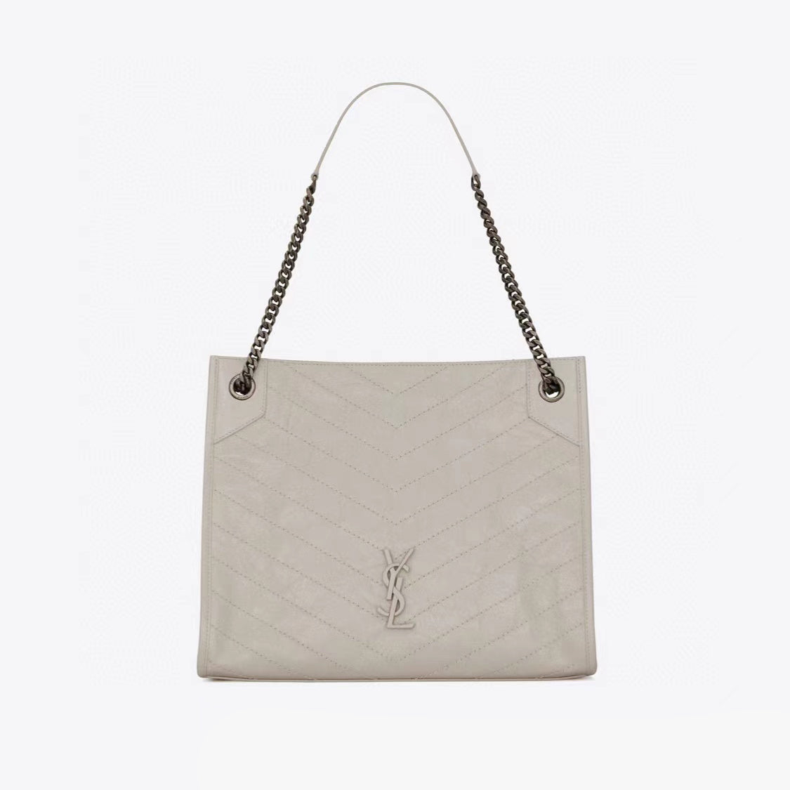 SAINT LAURENT Pleated Single Shoulder Diagonal Bag Bags #56614