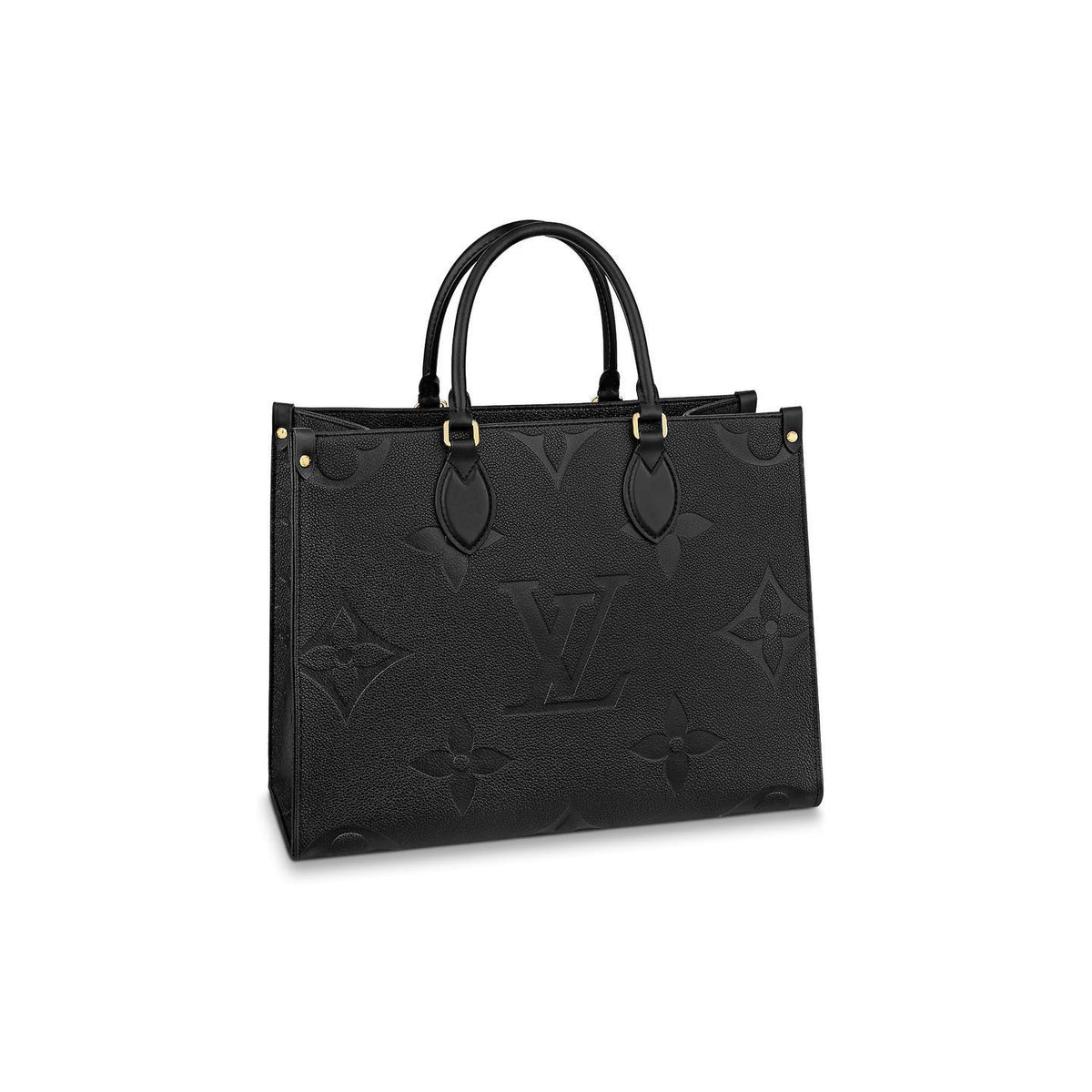 Louis Vuitton Black Printed Leather Tote Bag Bags #4971