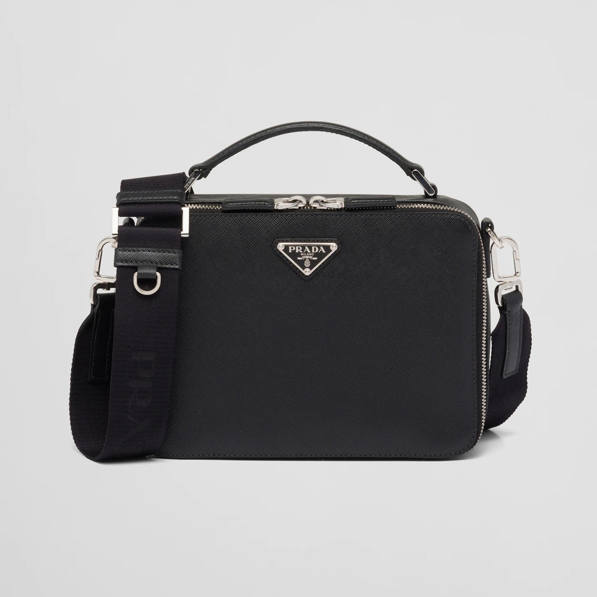 Prada Box Suitcase Leather Shoulder Bag #53741