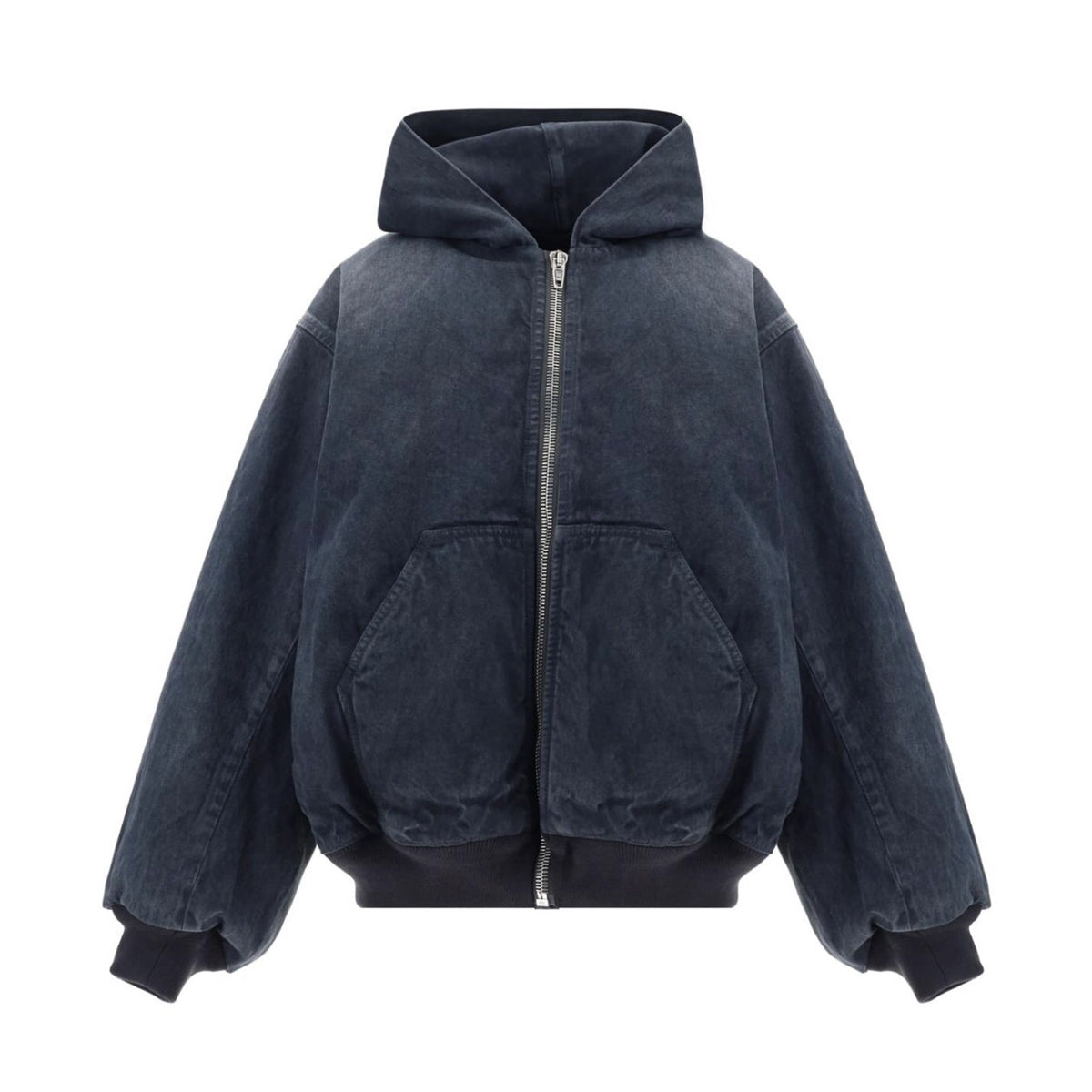 Balenciaga Men's And Women's Spring And Fall Letter Logo Loose Hooded Long Sleeved Zipper Jacket #75249