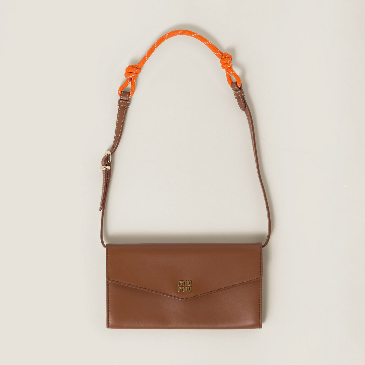 MiuMiu Women's Solid Colour Fabric Quilted Leather Shoulder Strap Shoulder Wallet Bag Bags #99198