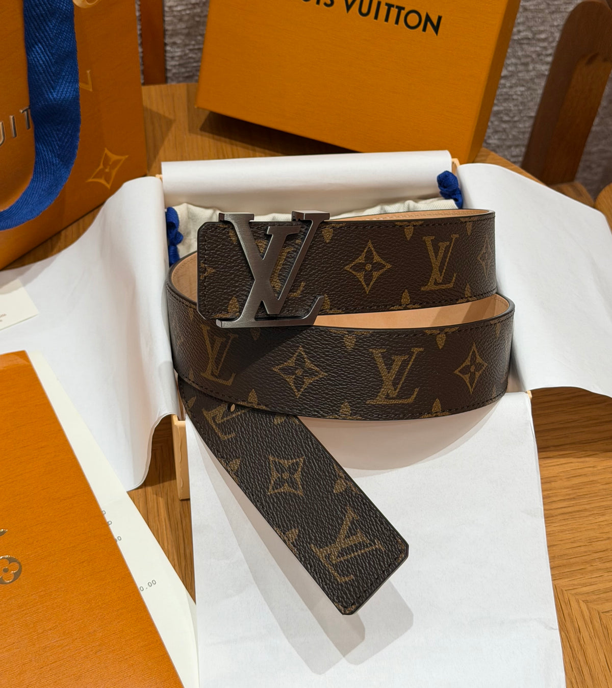 LOUIS VUITTON Initiales 40mm Reversible Belt #386780