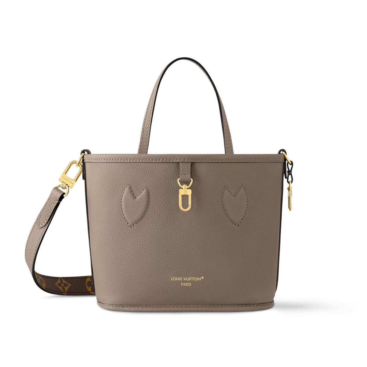 Louis Vuitton Neverfull Bandouli¨¨re Inside Out BB Women's Removable Shoulder Strap Solid Color Cow Leather Reversible Shoulder Crossbody Handbag Bag Bags #73549