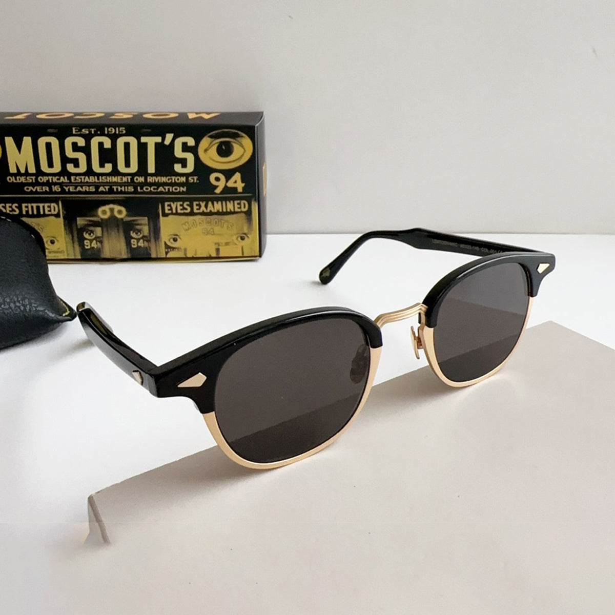MOSCOT Men's Women's Fashion Retro LEMTOSH-MAC Sunglasses Casual Color Blocking Frames Glasses Ngvp #8832