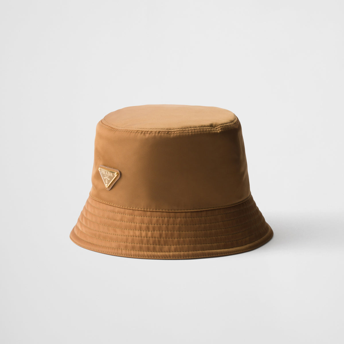 Prada Men's And Women's Fashion Casual Solid Color Triangle Logo Recycled Nylon Fisherman's Hat Style Hat Accessories #78682