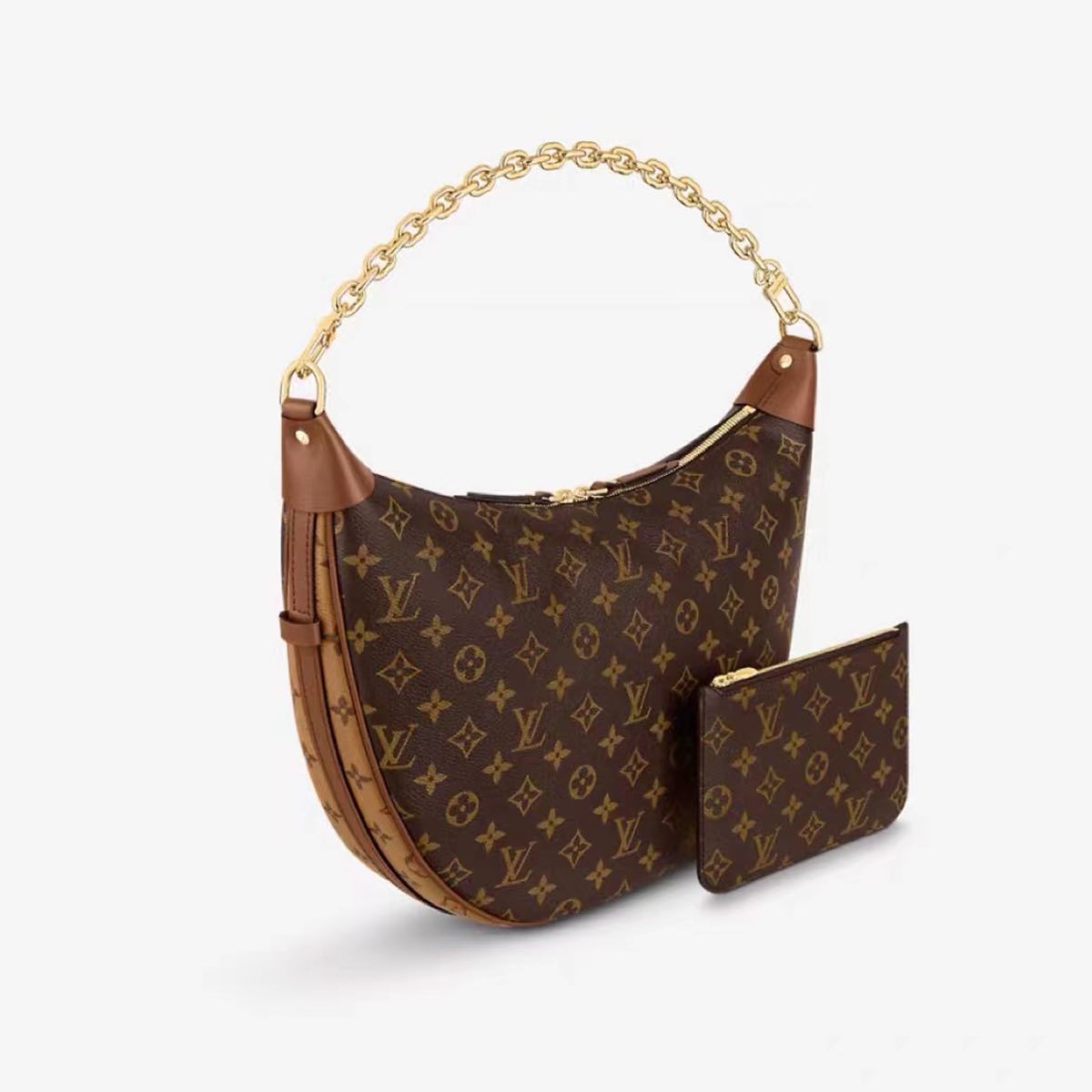 Louis Vuitton Women'sFull Logo Chain Shoulder Bag #51836
