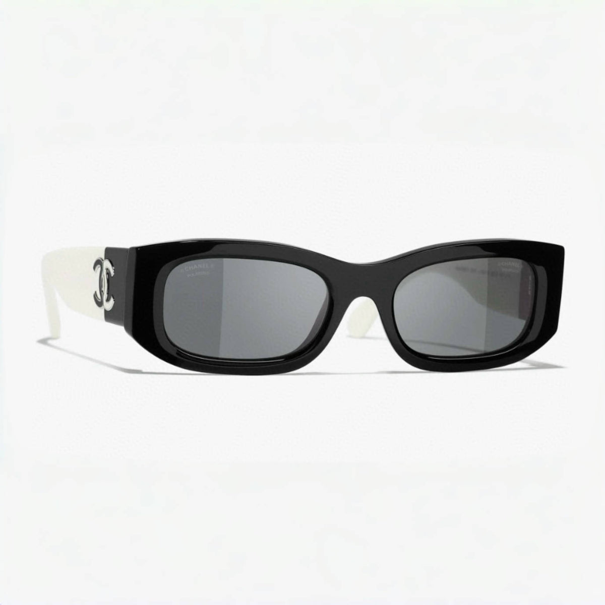 Chanel Women's Colorblock Logo Logo Irregular Sunglasses Eyeglasses Glasses #72757