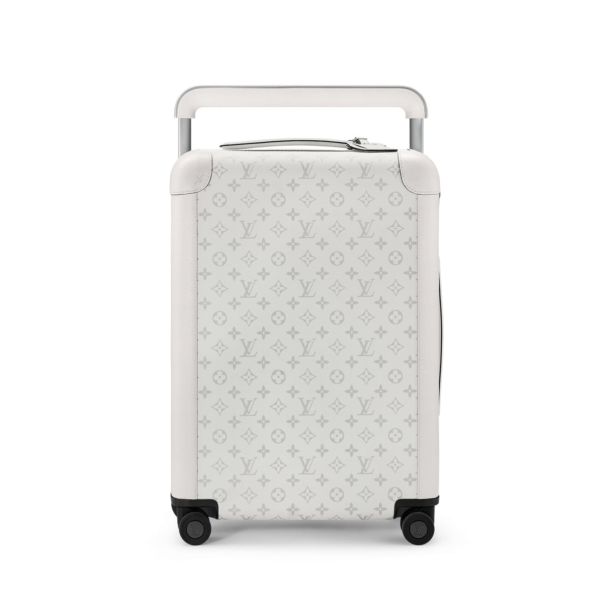 Louis Vuitton Horizon White Leather Dark Monogrammed Trolley Luggage Bag Bags #99299