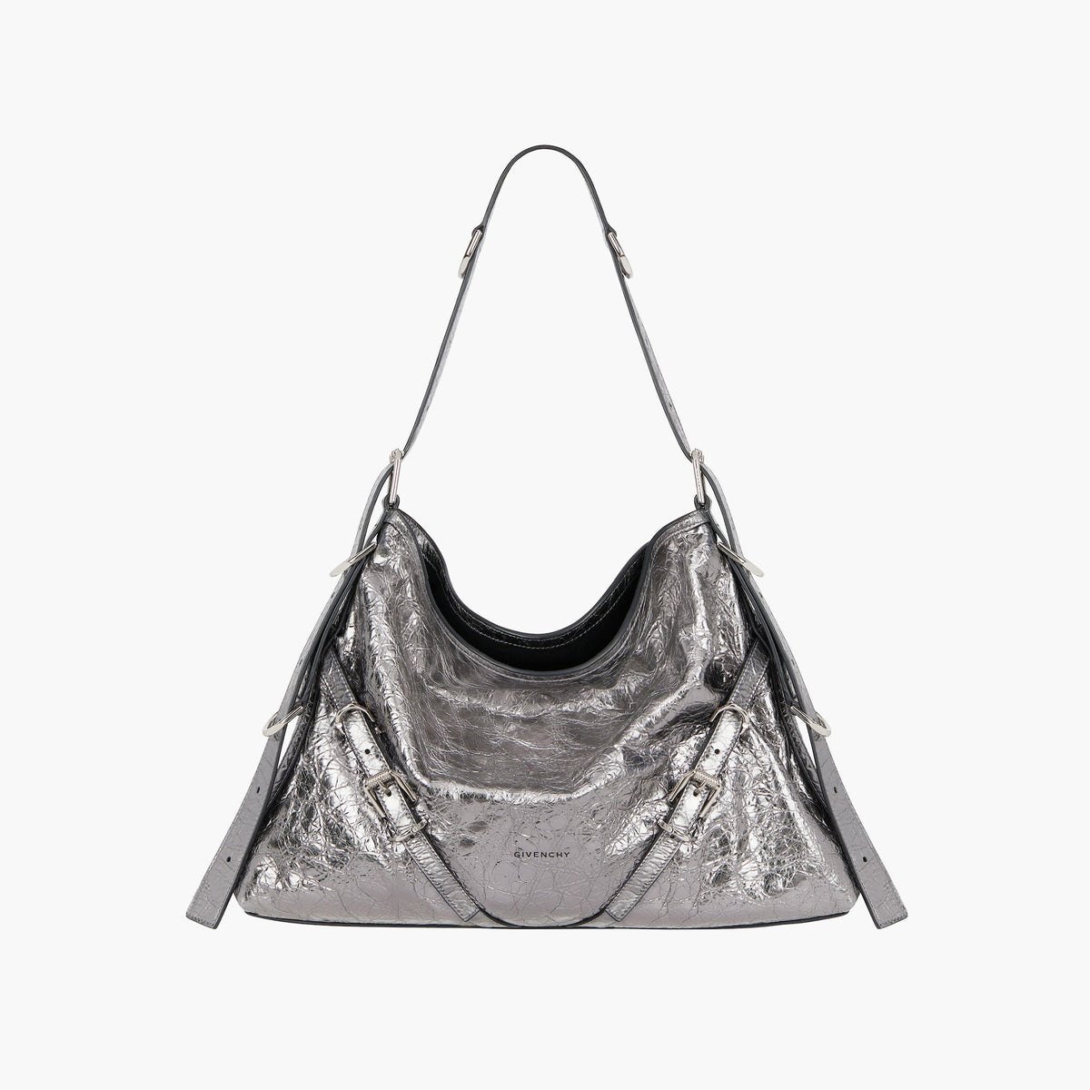 Givenchy Voyou Leather Tote Bag With Metal Clasp Bags BB50SSB1Q9-070 Ngvp #5193