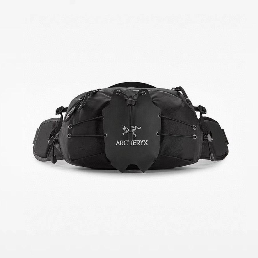 Arcteryx Men's Women's Q5 Waistpack Co-branded Fashion Waistpack Casual Zipper Solid Color Nylon Shoulder Bag #72327