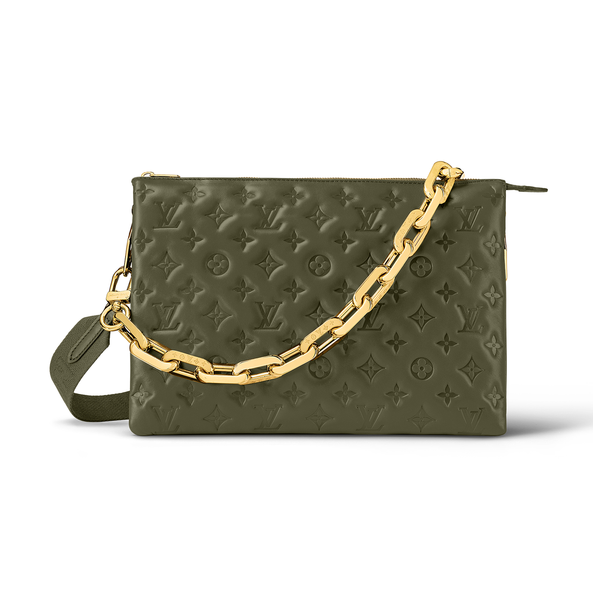 Louis Vuitton  Leather Chain Portable Messenger Bag Bags #56399