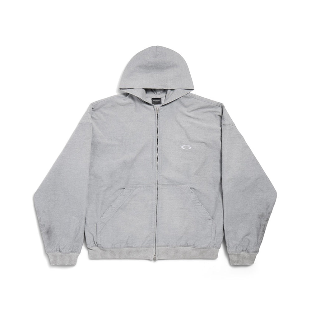 Balenciaga Top-quality Version Men's Trompe L ?il Hoodie Pants in Heather Grey#335727