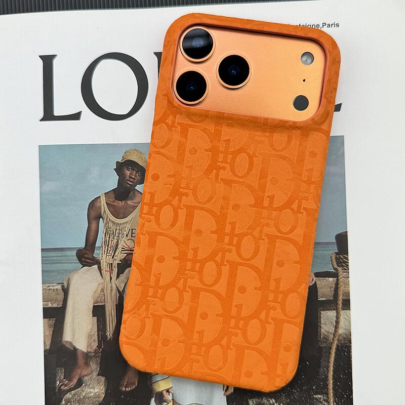 Dior Men's And Women's Fashion Casual Solid Color Classic Print Iphone 12-17 Pro Max Series Phone Case Accessories #79354