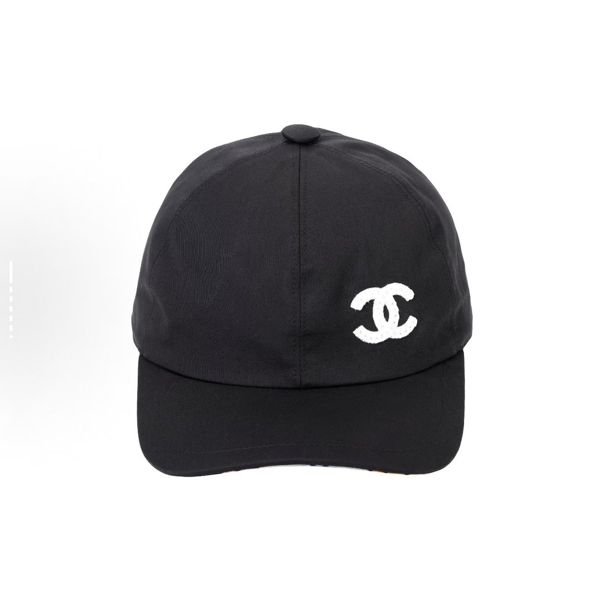Chanel Cc Black and White Baseball Cap #379927