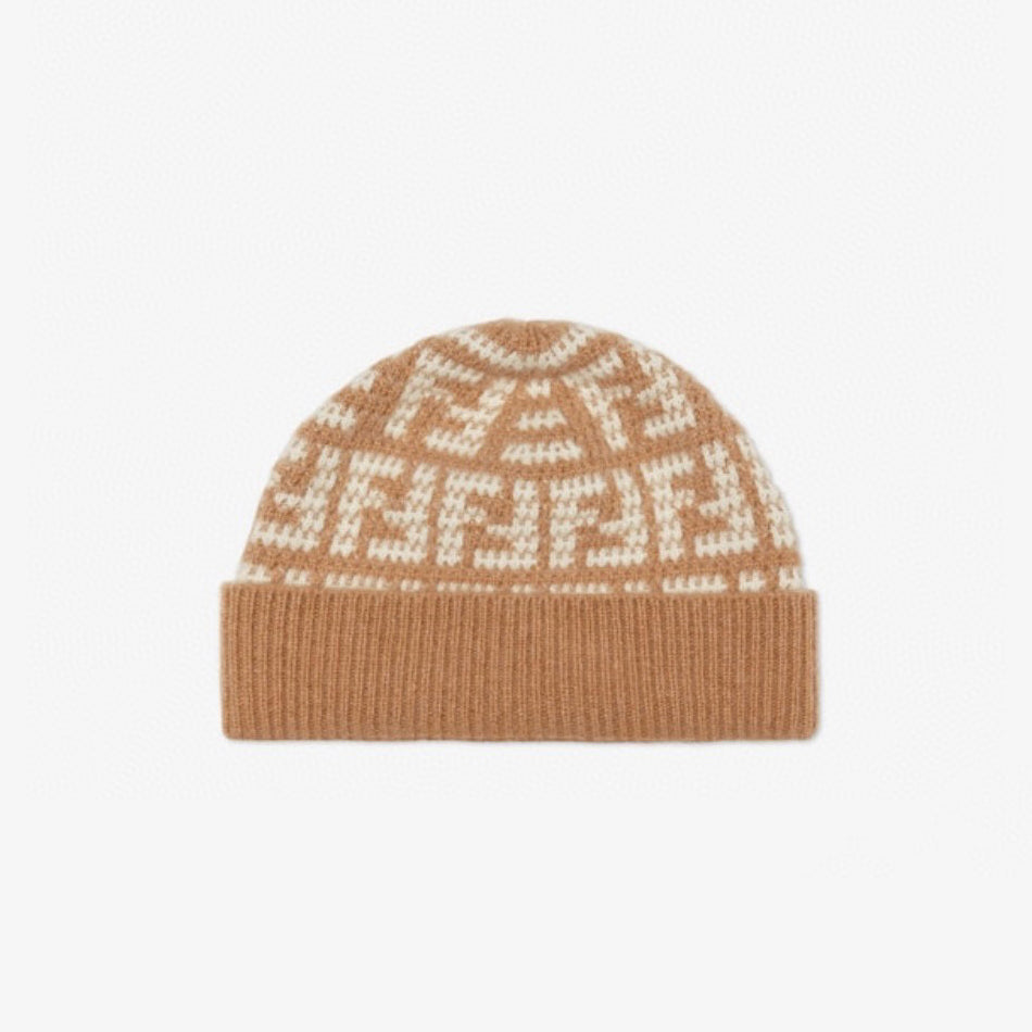 Fendi Knitted Cashmere Scarf Hat #96644