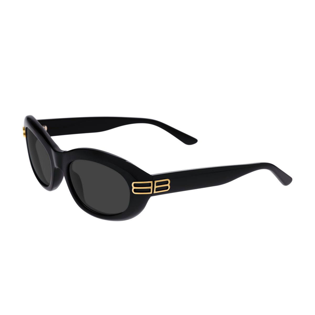 Balenciaga Men's and Women's Solid Colour Legs BB Logo Acetate Irregular Shape Sunglasses Eyeglasses Glasses #76564