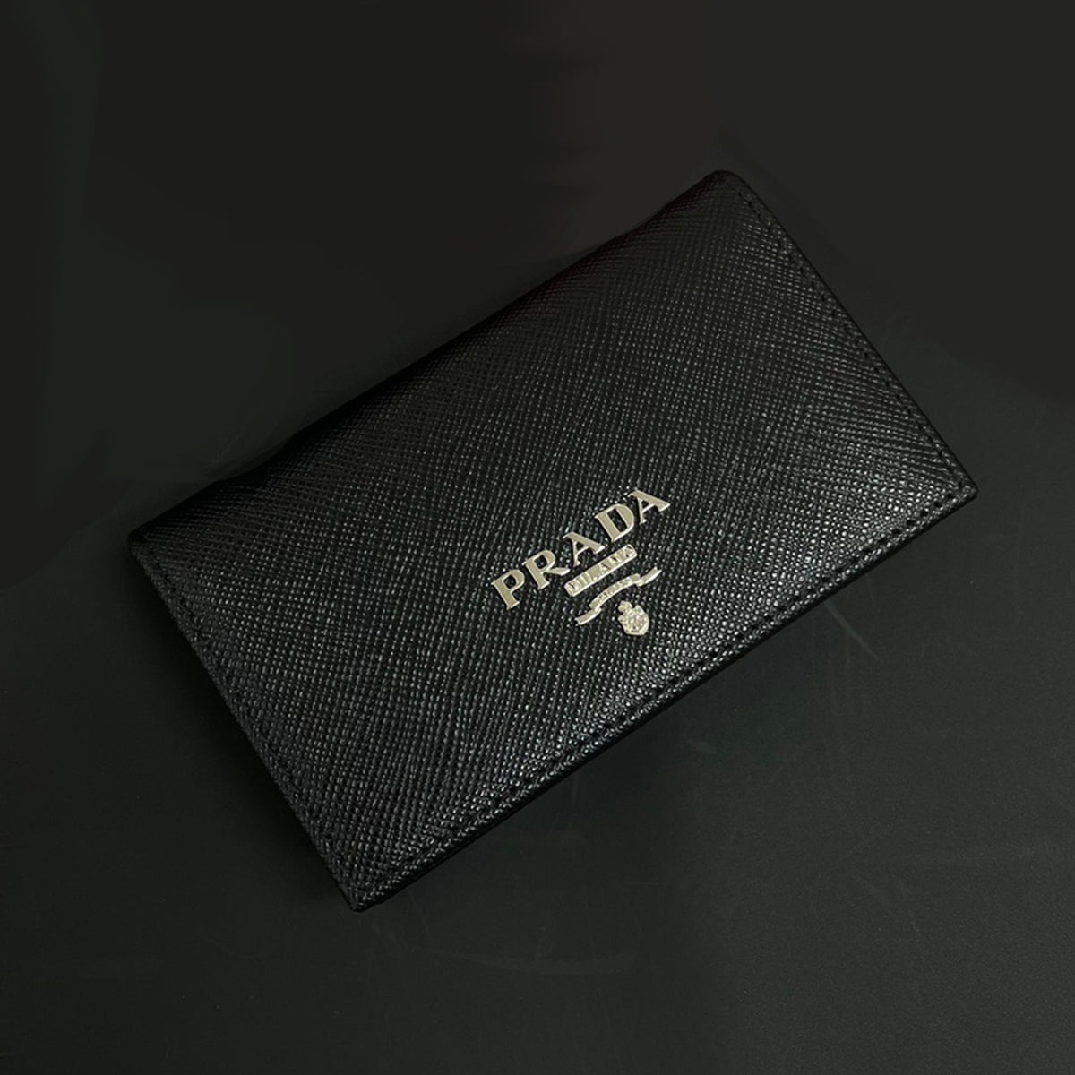 Prada Saffiano New Gold And Silver Logo Leather Temperament Card Bags With Multi-color Elegant Handbag Accessories 1MC122-QWA-F0002  #99816