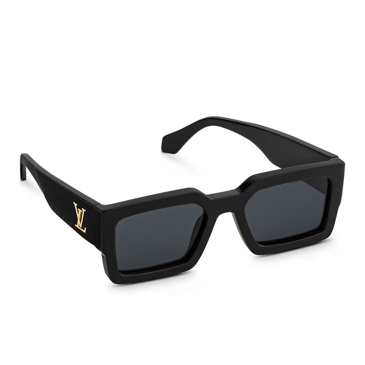 Louis Vuitton LV CLASH SQUARE Men's Solid Color Resin Fabric Square Sunglasses Eyeglasses Glasses #77326