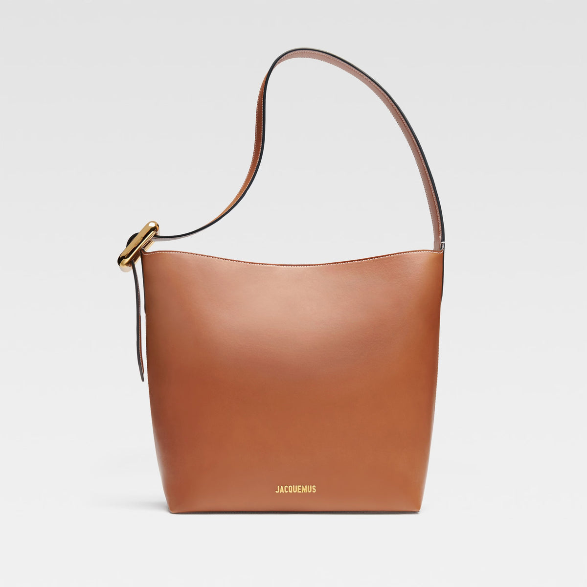Jacquemus Women's Le Regalo Buckled Bucket Monochrome Leather Bag Bags #97536