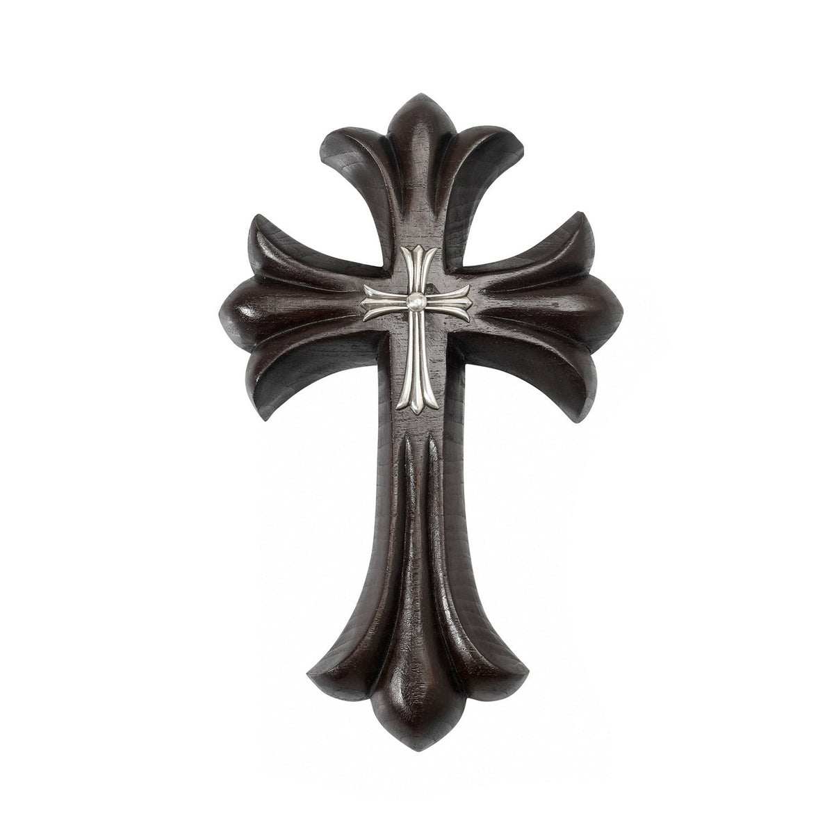 Chrome Hearts Log Cross 925 Plata Hogar Sala de Estar Adornos Decorativos Joyería Colgante #98615