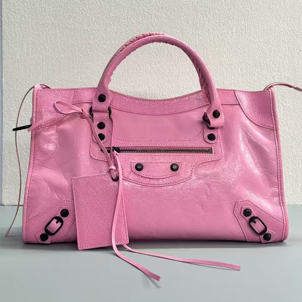 Balenciaga Women's Le City Bag Medium in Bubbly Pink