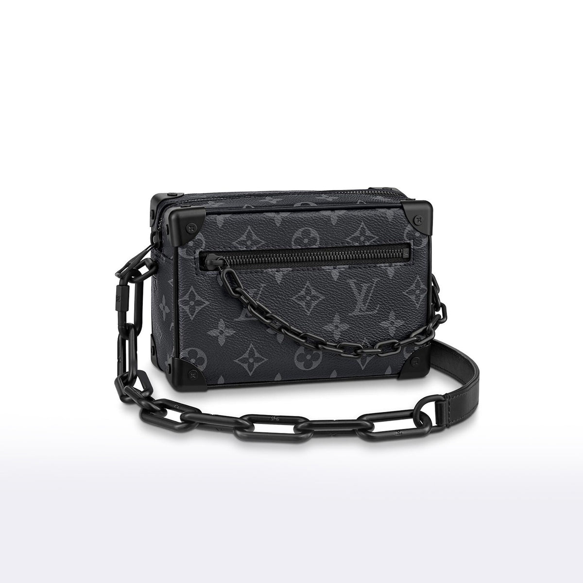 Louis Vuitton MINI SOFT TRUNK Leather Printed Diagonal Cross Bag #22115