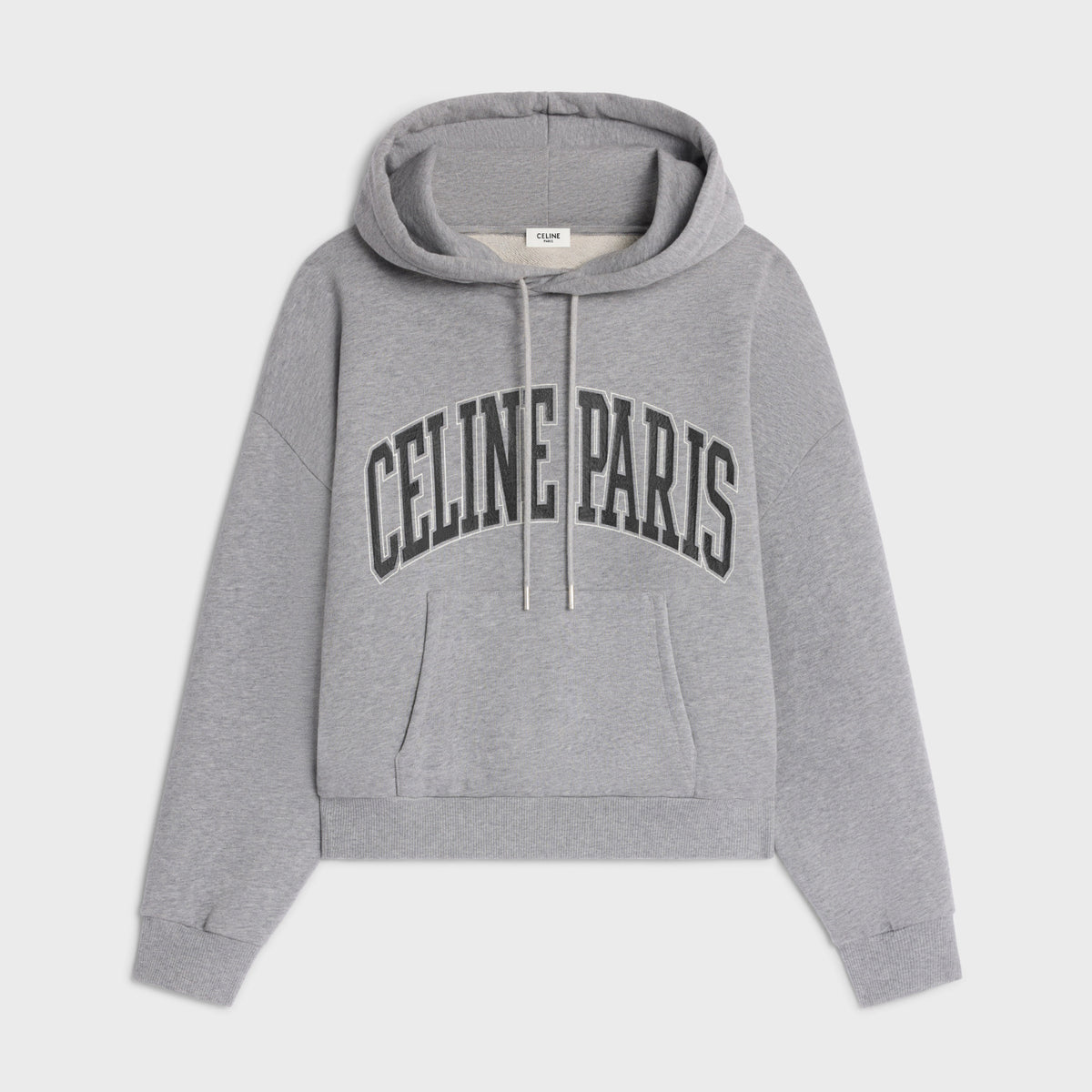 Celine Women's Spring and Autumn Solid Color Letter Printed Loose Hooded Pullover Long Sleeve Sweatshirt #74999