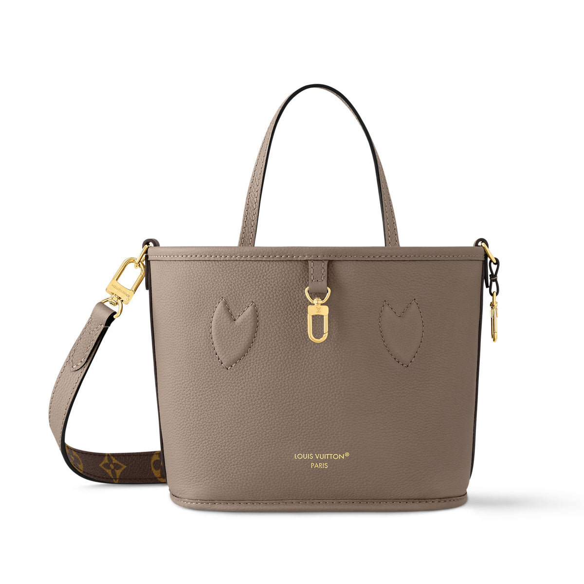Louis Vuitton Neverfull Bandouli¨¨re Inside Out BB Women's Removable Shoulder Strap Solid Color Cow Leather Reversible Shoulder Crossbody Handbag Bag Bags #73635