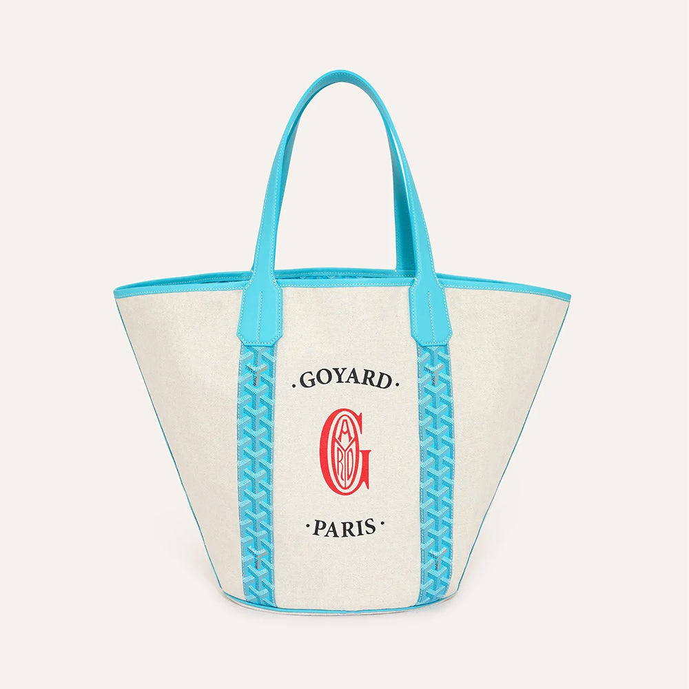 Goyard Belharra MM Bag Turquoise #385883