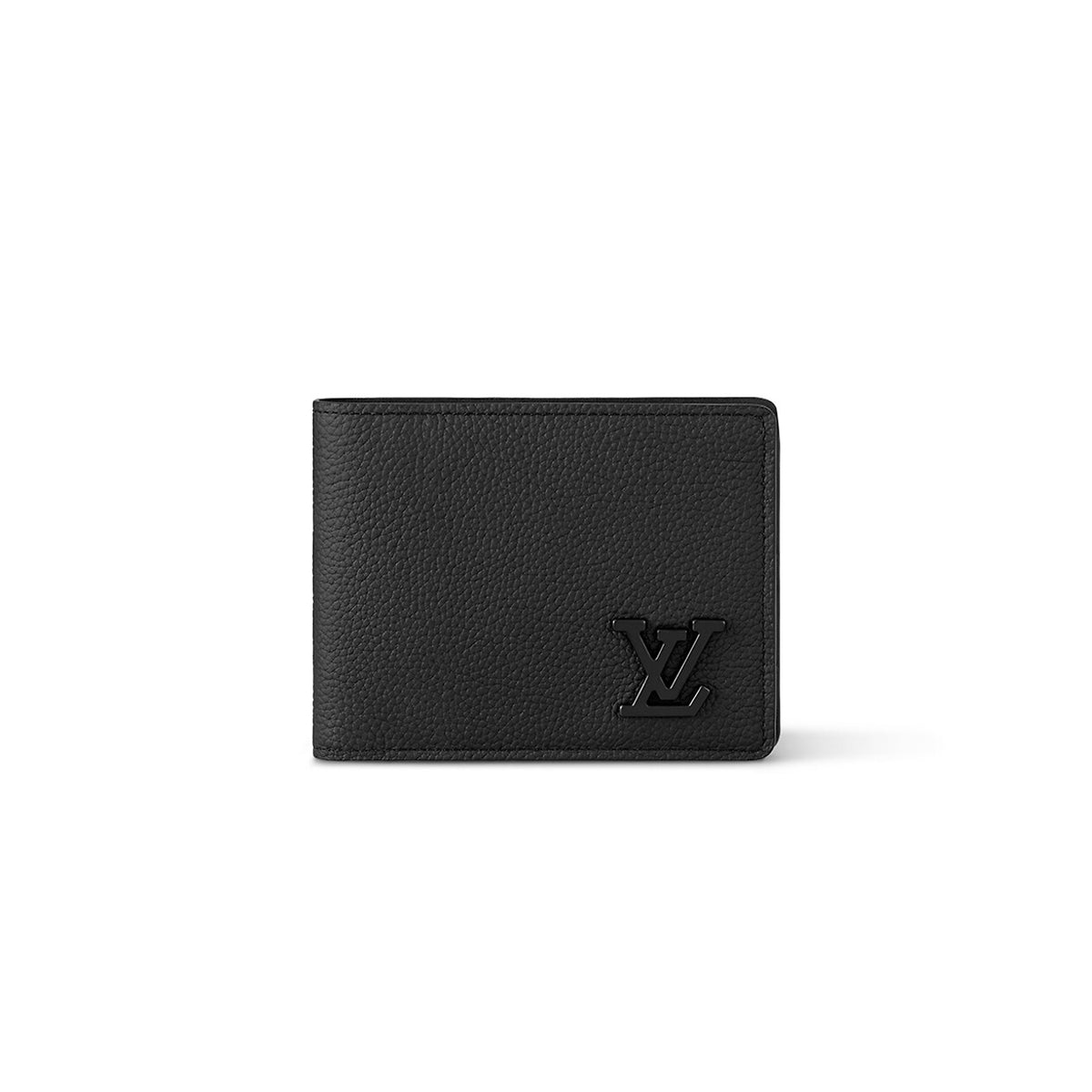 Louis Vuitton  Black Leather Letter Wallet bag #58144
