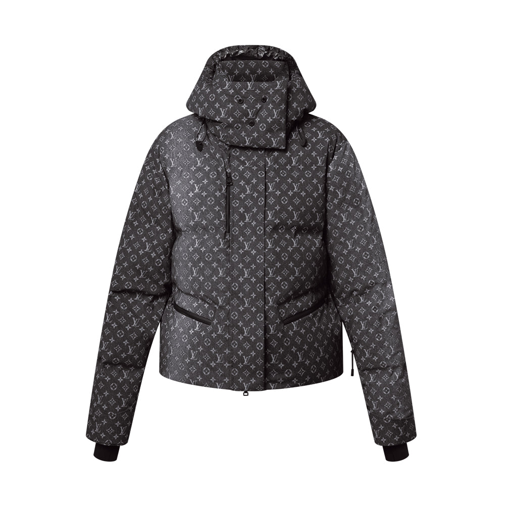 Louis Vuitton Top-quality Version Authenticity Guaranteed Denim-Effect Monogram Ski Jacket #335862