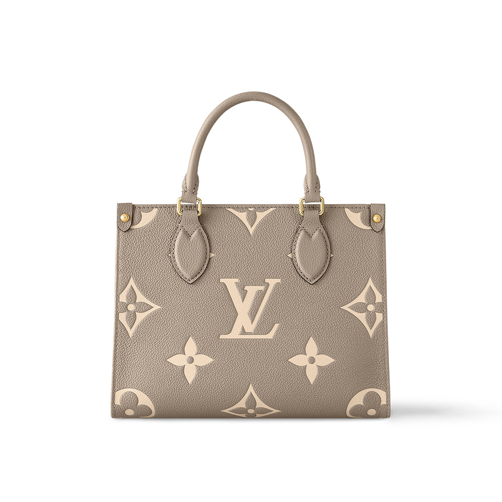 Louis Vuitton OnTheGo PM Bicolor Monogram Empreinte Leather Women's Handbags #333041