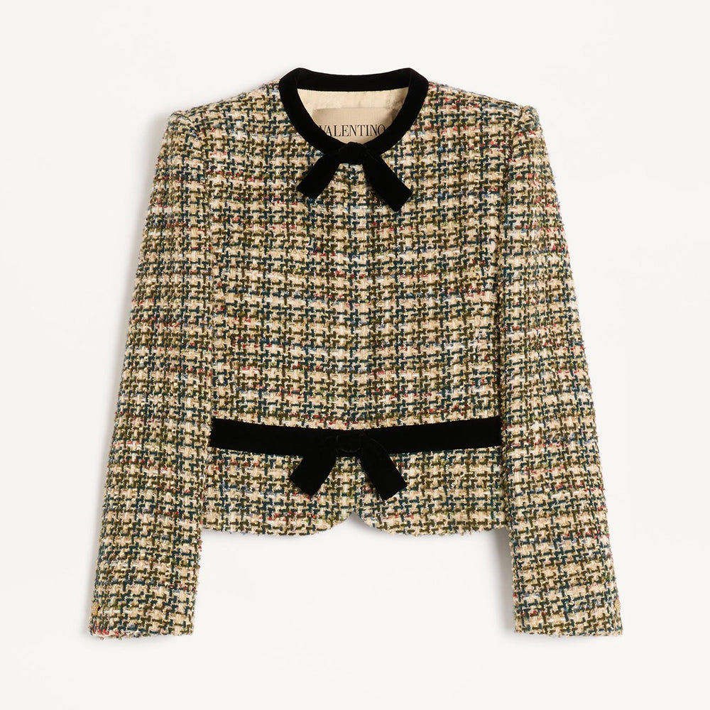 Valentino Tweed Jacket for Woman in Multicolor #335463