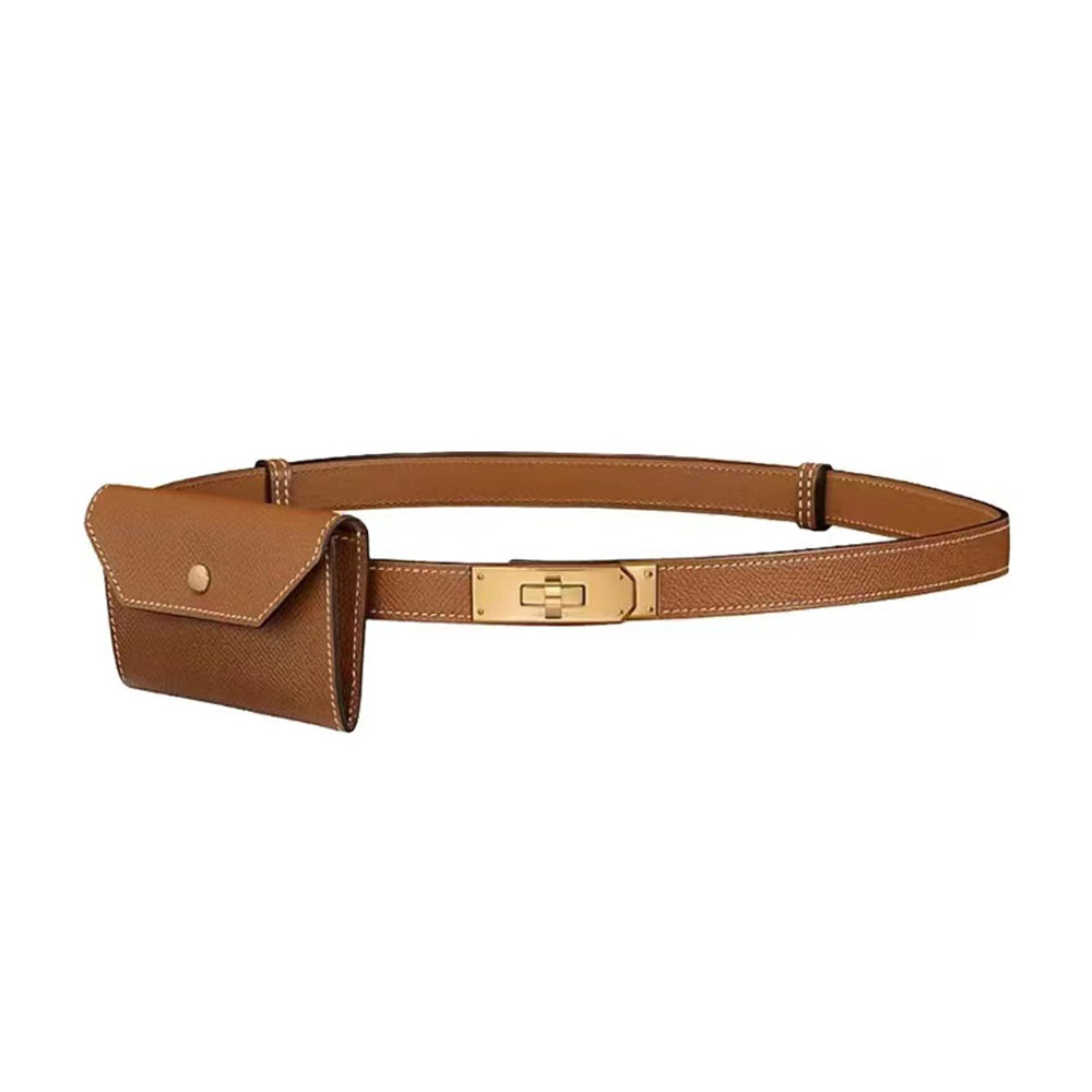 Hermes Leather Belt Bag Fanny Pack #56572