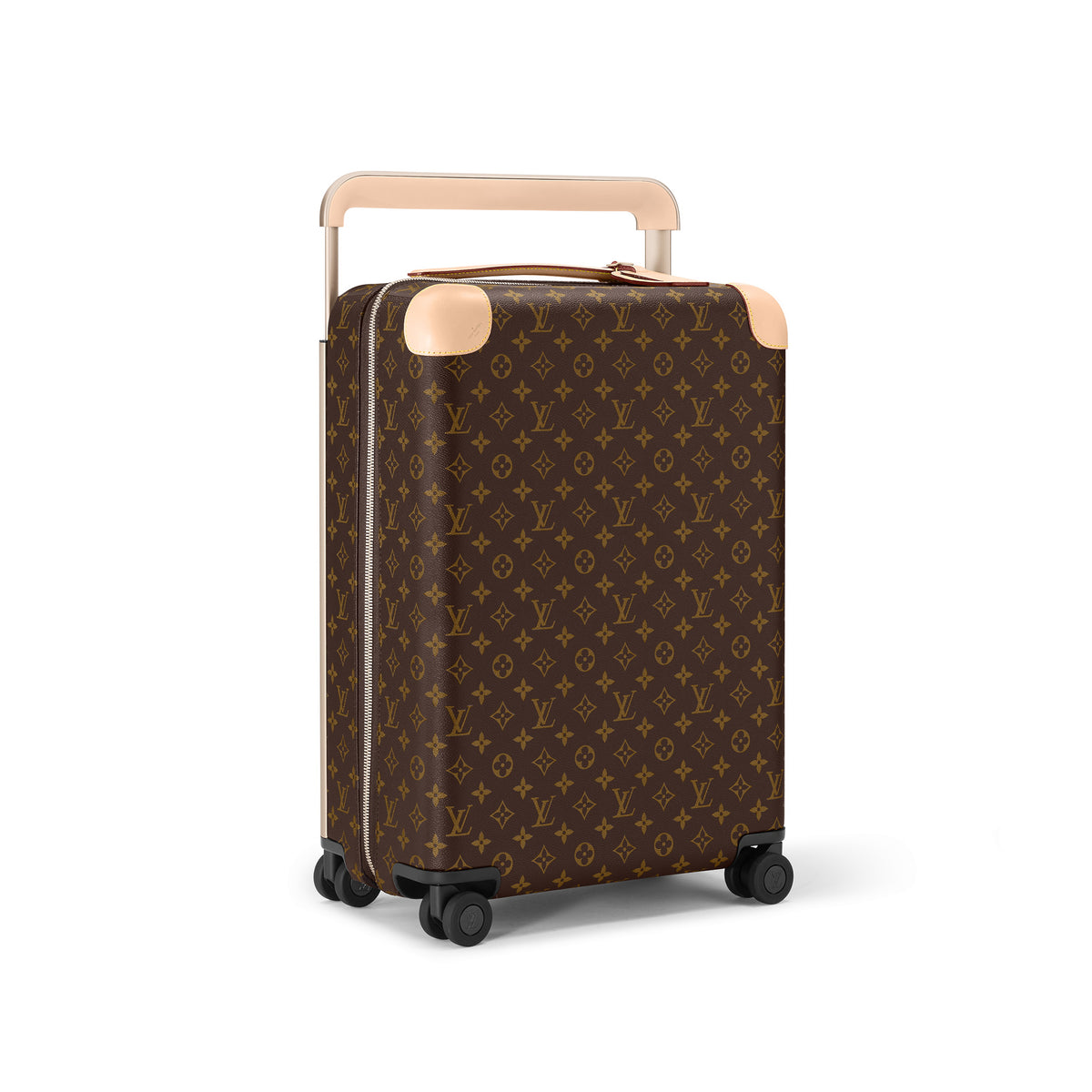 Louis Vuitton  Brown Leather Trolley Case Luggage Bag Bags #94594