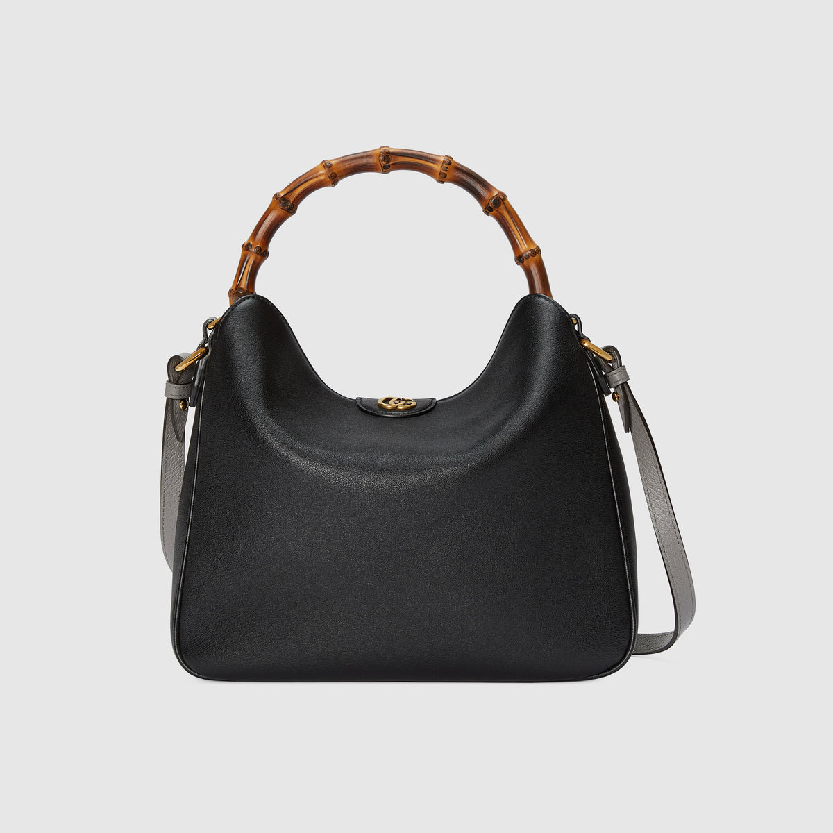 Gucci  Black Leather Carrying Bag #21539