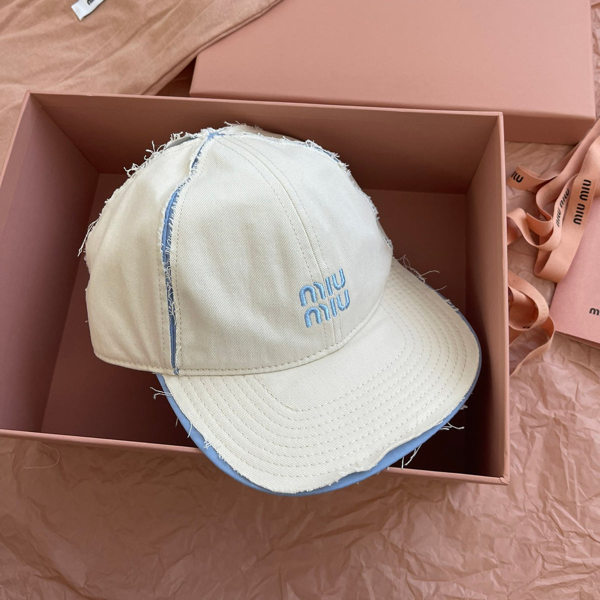 MiuMiu Men's And Women's Spring/fall Fashion Casual Color-blocked Baseball Cap Baseball Cap Hat Accessories #79398