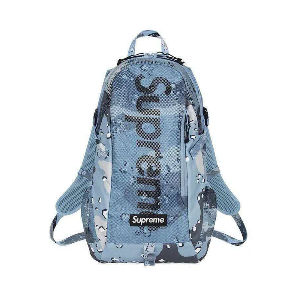 Supreme Backpack (SS20) Blue Chocolate Chip Camo