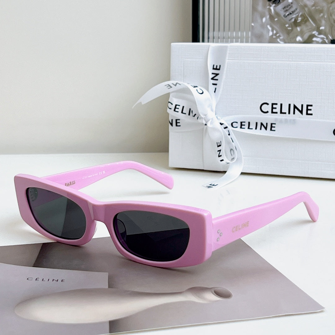 Celine Women's Lens Logo Acetate Square Sunglasses Eyeglasses Glasses #76388