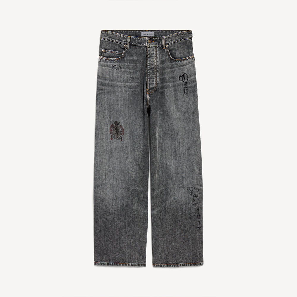 Balenciaga Tattoo Baggy Pants #388767